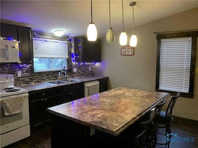 Remodeled kitchen with island