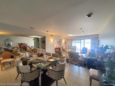 Open living area filled w day light & water views