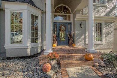 Welcome your guests as they step onto the covered 