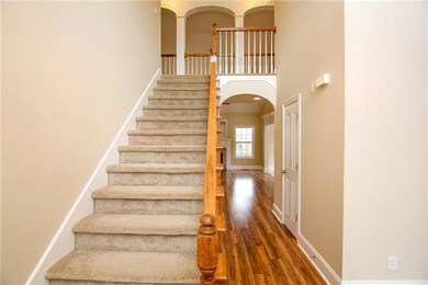 Beautiful entrance with a 1/2 bath on right