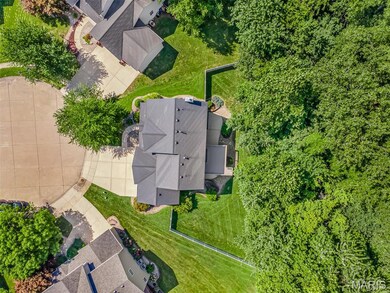 Aerial view of property