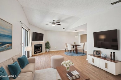 Family Room with Staging