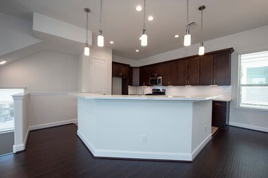 Bar with pendant lighting