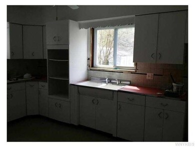 Kitchen. All white kitchen cabinets with brand new