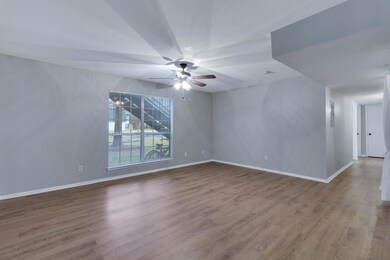 Living area with fresh paint