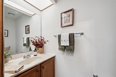 Half bath on main floor.