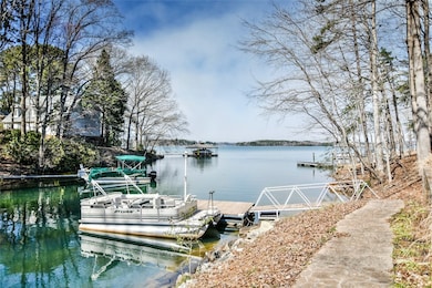 Mountain views from the dock.