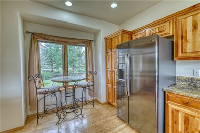 Kitchen with stainless steel appliances, granite c