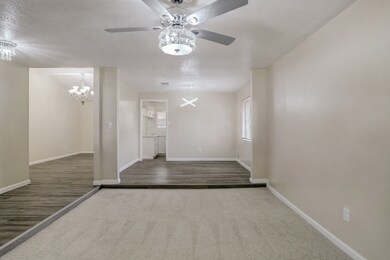 Living room opens to dinning room and to kitchen