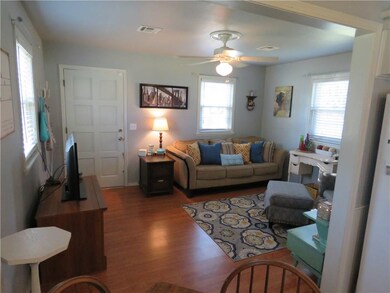View of living area from dining space.