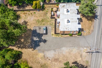 aerial top view