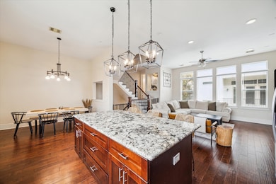 The Kitchen, the main hub of the home, shows off t