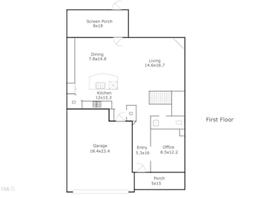 1st Floor Layout