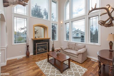 Gas Fireplace and Acacia Flooring