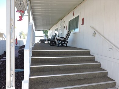 Large covered porch