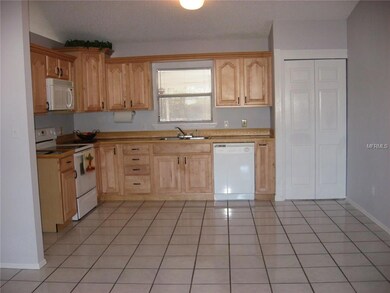 Eat-in kitchen with pantry & updated cabinets!