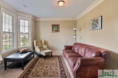 Formal living room with French Doors