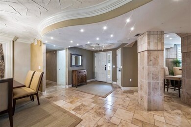 Entry way to residence