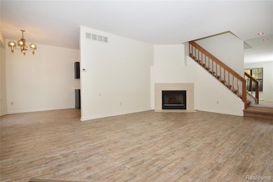 Living Room Open to Dining Room