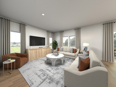 Photo is not of the actual home, but is an inspirational photo of builder’s model home and may depict options, furnishings, and/or decorator features that are not included