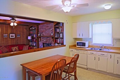 Eat-in kitchen opens to the Living Room