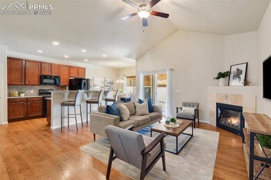 Open Concept Living Room Attached to Kitchen