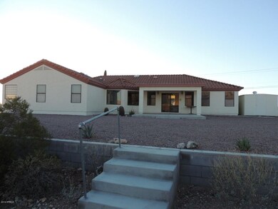 Rear View - Steps go down to desert
