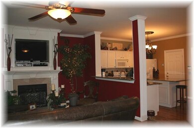 Very open for entertaining family & friends!