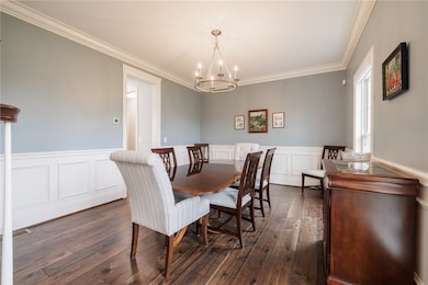 Formal dining room.