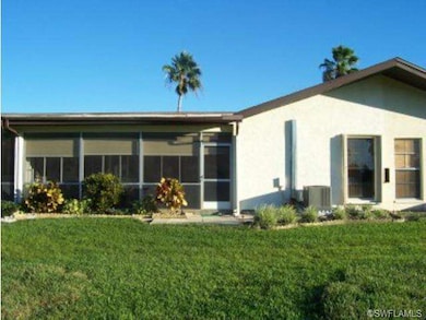 Rear view of house