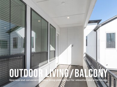 2nd Floor - Covered Balcony comes standard with co