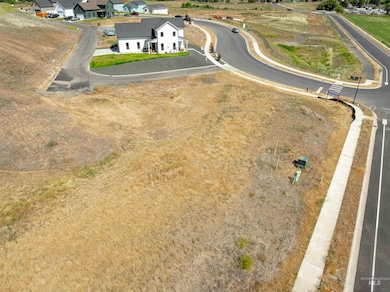 Aerial view of residential area
