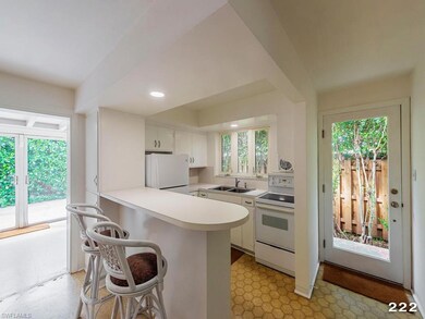 Cute Kitchen.  Lots of light.