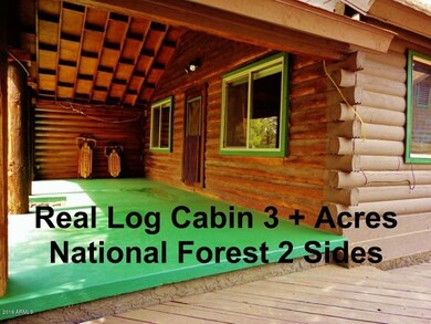 Real Log Cabin with 3 Acres  (1024x768)