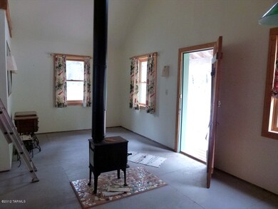 Living room from dining area