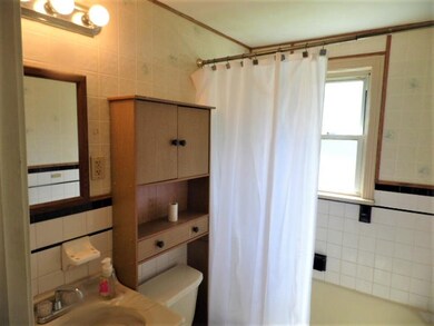THE MAIN BATH HAS A TUB SHOWER.