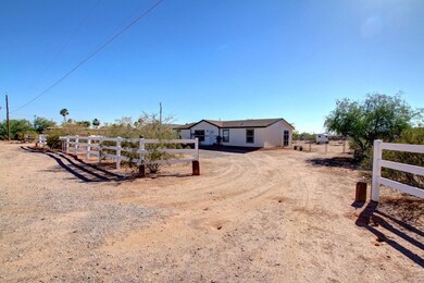 Driving into Home - RV Gate view