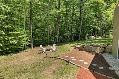 Firepit in the side yard