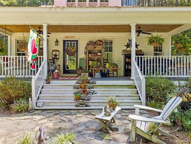 Fantastic covered full porch.