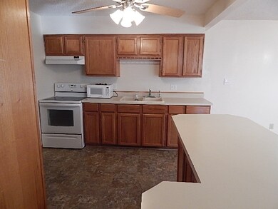 Another view of the open kitchen