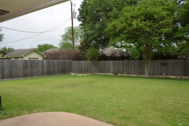 Large backyard