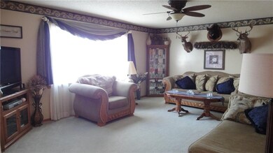 Open, spacious, sun-lite  living room