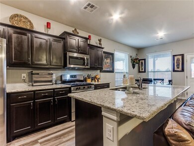 Kitchen:  The open floor plan has a beautiful 20X1