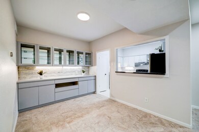 Great open concept with custom built-ins and openi