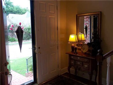 Double door entry area