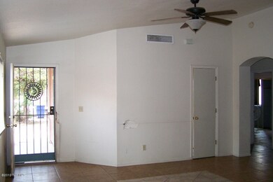 Main entry as seen from living room