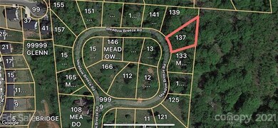 Great location! Lot outlined in red.