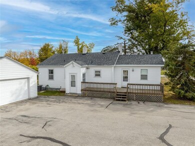 Rear entrance with another large deck and an extre