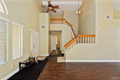 Bright and airy entry welcomes family and friends.