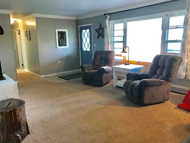 Large comfortable living room space and notice the